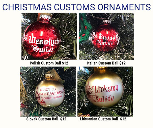 Christmas Custom Ornaments